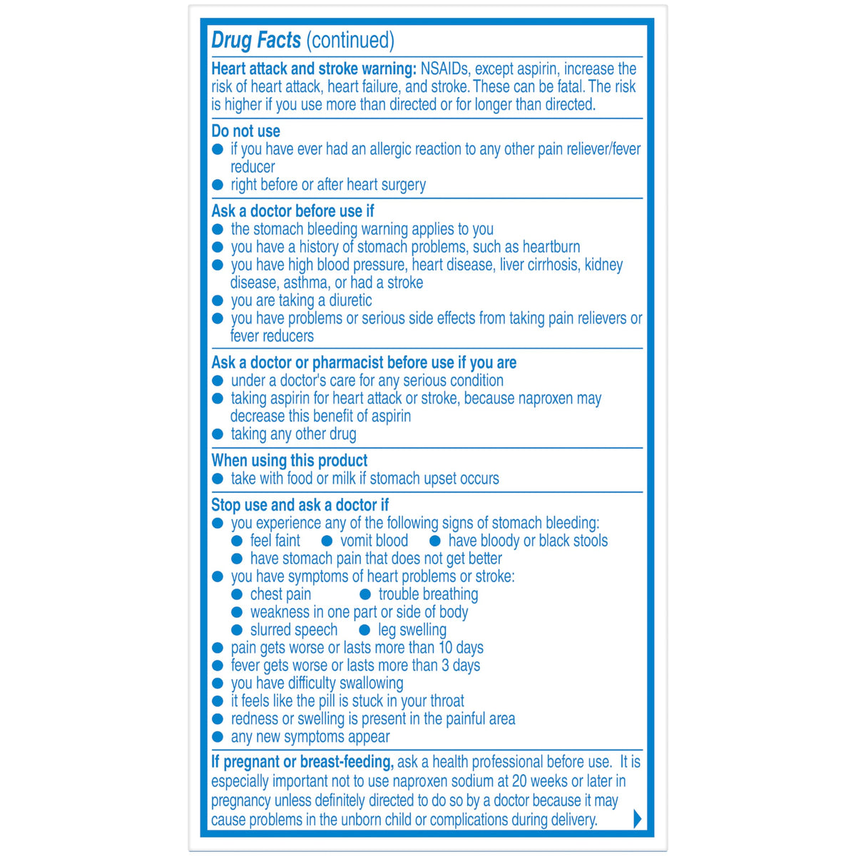 Pain Relief Naproxen Sodium Caplets ‐ 50 Count by Aleve – 50 Count (Pack of 1), Model 1029464