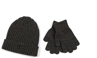Timberland Boys' Cuffed Hat & Magic Glove Gift Set