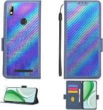 Case Compatible for Epik One Excalibur LTE X547 Phone Case Flip Cover [with Tempered Glass Screen Protector][RFID Blocking] QCTX-L