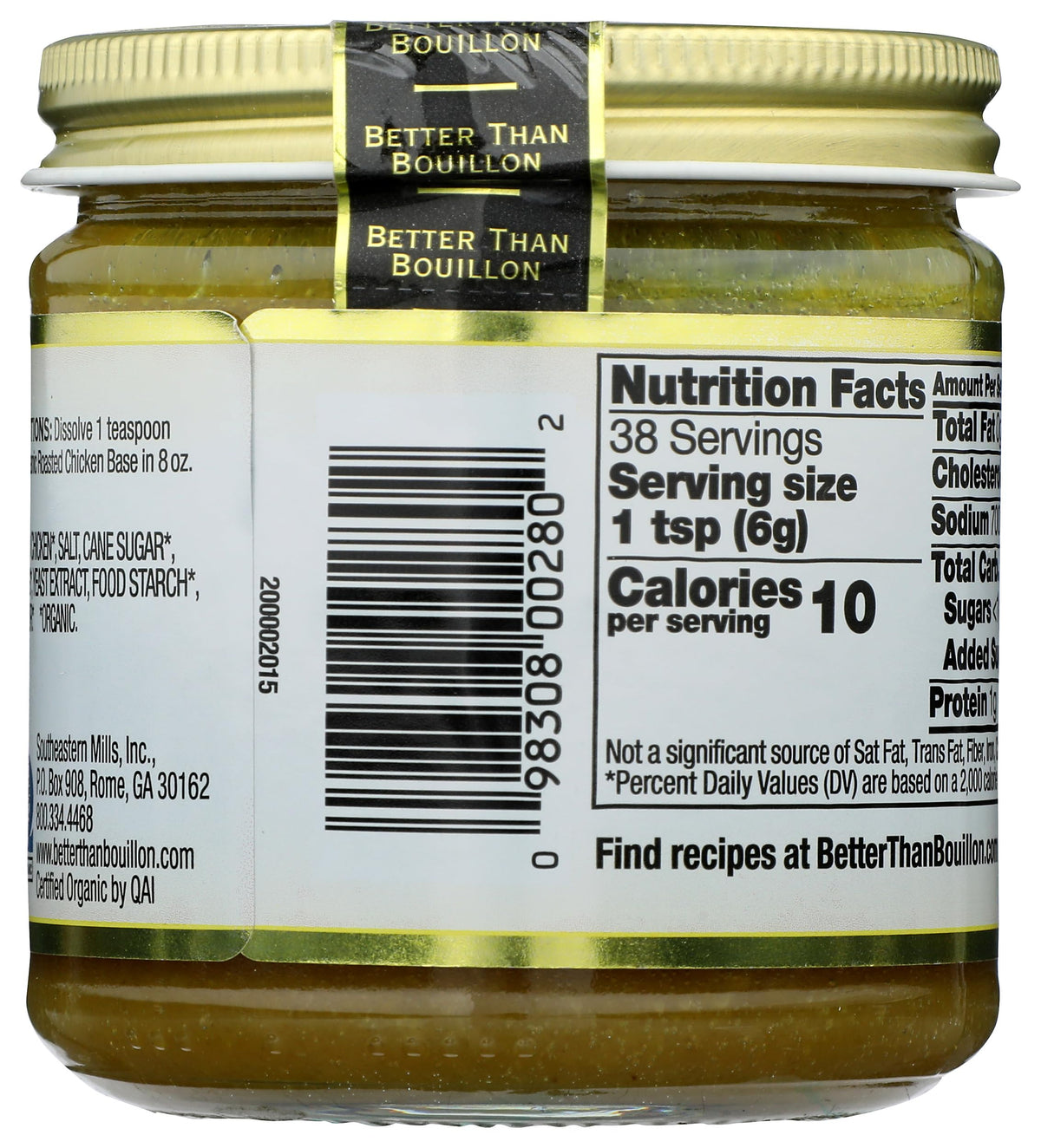 Organic Roasted Chicken Base by Better Than Bouillon – 8 Ounce (Pack of 1), Model 0098308002802