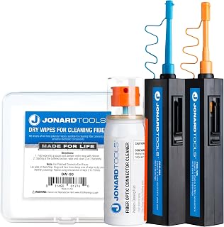 Jonard Tools TK-182RF Refill Kit for TK-182 Fiber Optic Connector Cleaning Kit