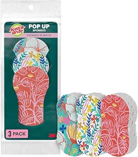Scotch-Brite Pop Up Kitchen Sponges, 3 Pack