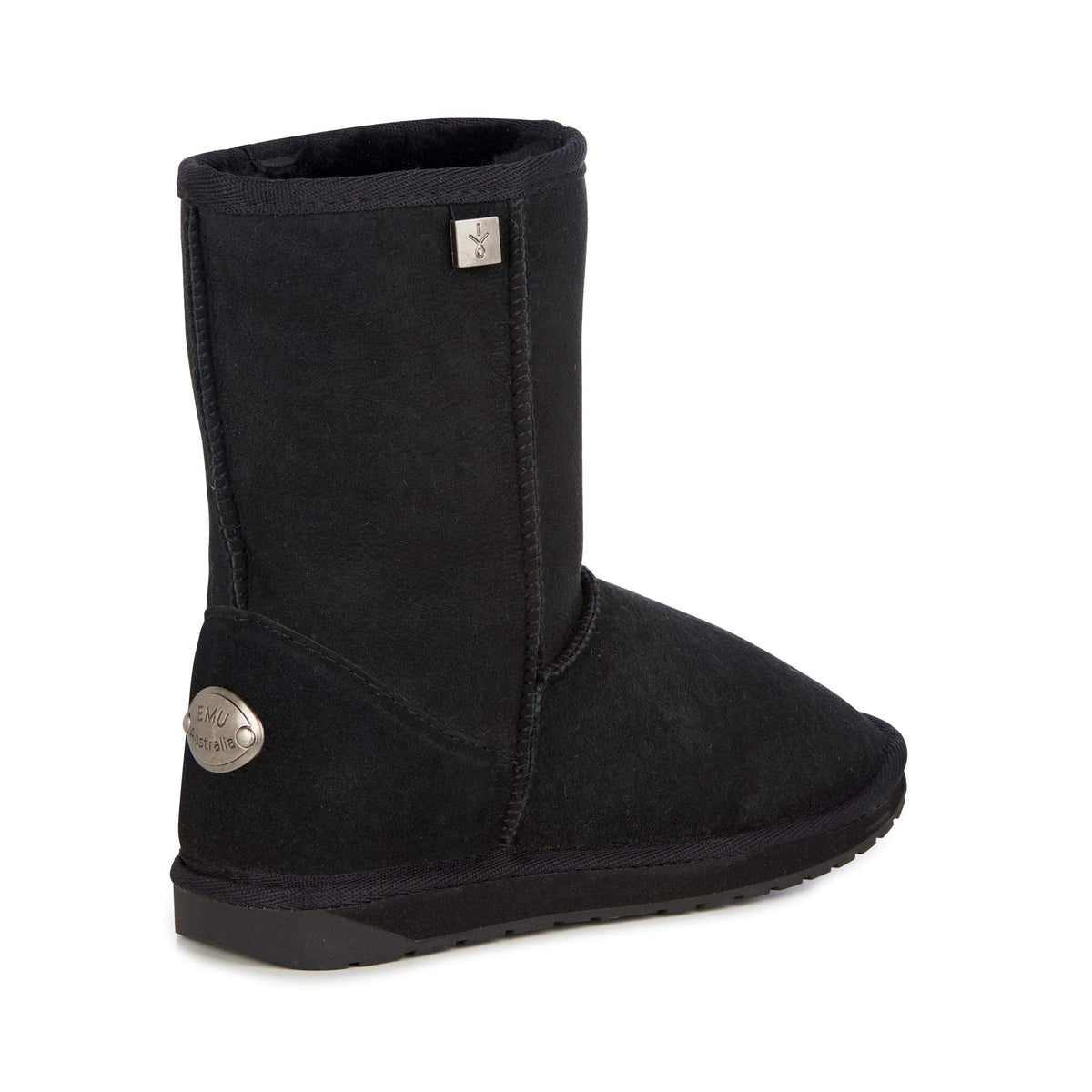 Australia - Platinum Stinger Lo Womens Boot by EMU – 11, Sheepskin, Black, Model 809996419120