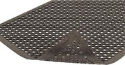 Notrax Sanitop Safety Mat with Drainage - 20ft. x 3ft., Black, Model# 562S0320BL