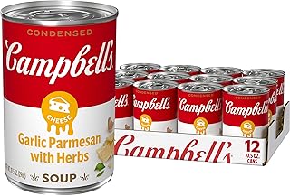 Campbell's Condensed Garlic Parmesan Cheese Soup With Herbs, 10.5 oz Can (12 Pack)