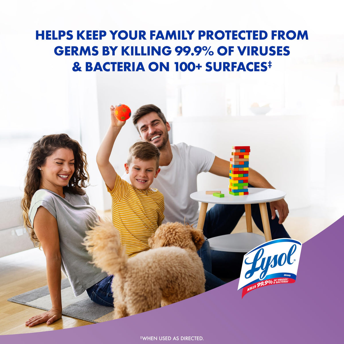 Disinfecting Wipes by Lysol – 80 Count (Pack of 4), Pack of 4, Model 3327242