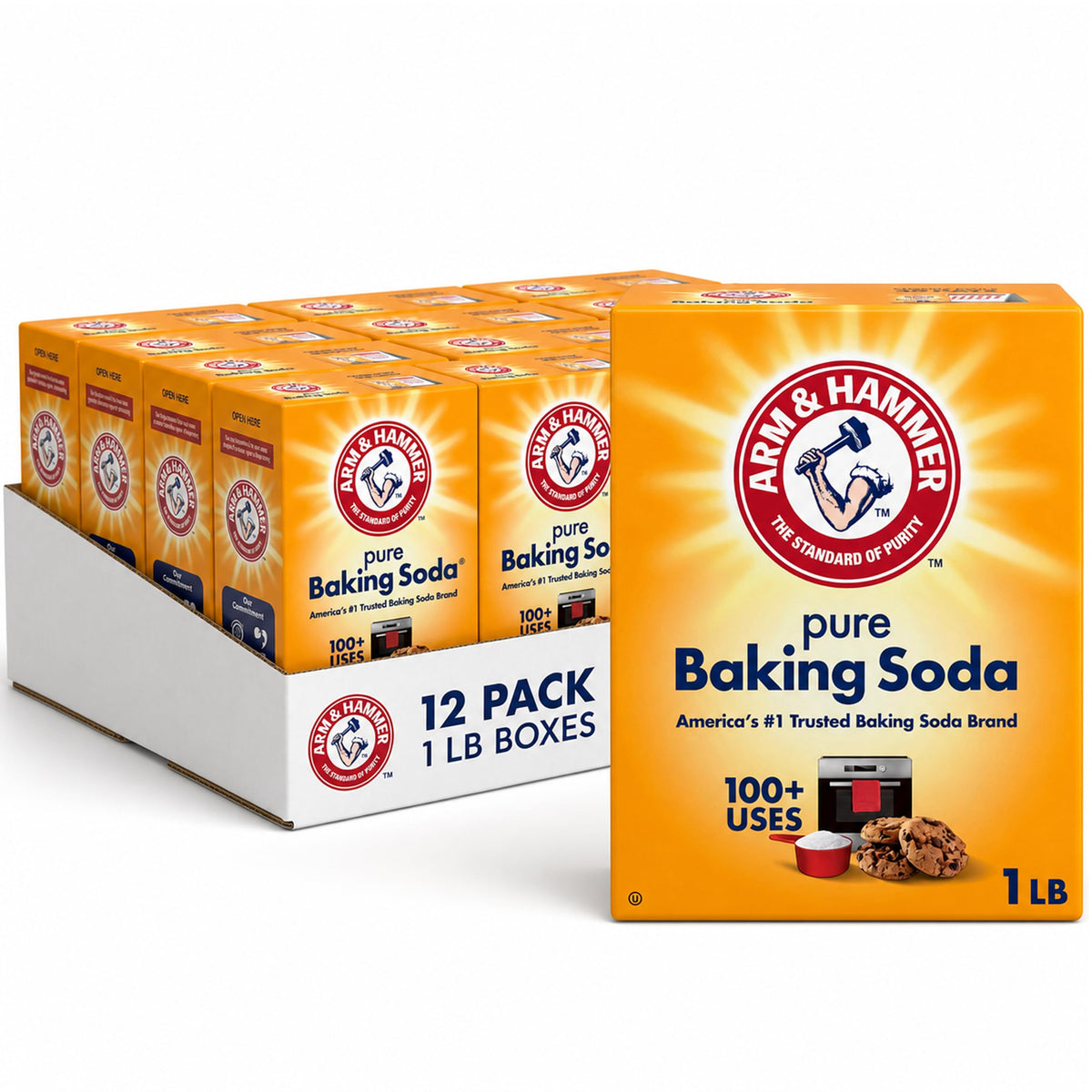 ARM & HAMMER 16 Ounce (Pack of 12) / Baking Soda / 12 Baking Soda