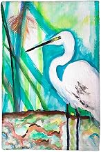 Egret in Marsh Kitchen Towel - 16x25