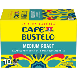Café Bustelo Medium Roast by Cafe Bustelo – 10 Count (Pack of 1), Model 091514_9821