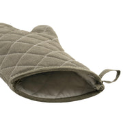 15" Green Sage Commercial Oven Mitt by Winco – 15", Fabric, Sage Green, Model OMF-15