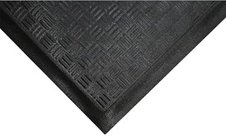 Cushion Station Anti-Fatigue Mat, Black, 3-1/5' x 16'