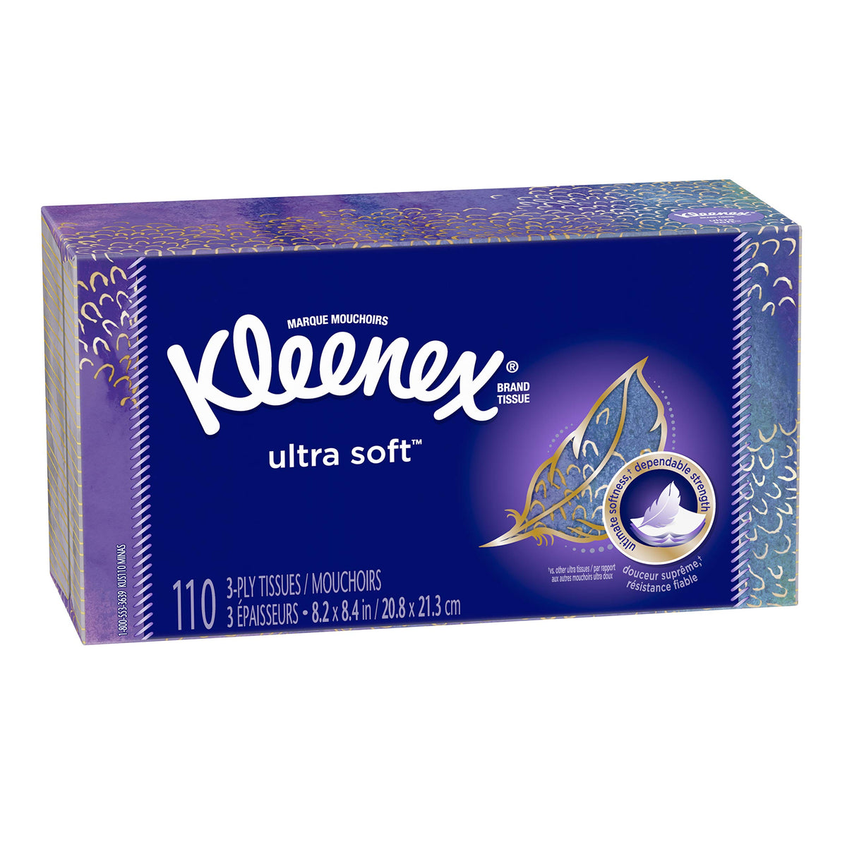 Kleenex Purple / 110 Count (Pack of 1) / 1 Box Tissues