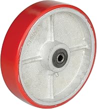 Global Industrial 8" x 2" Polyurethane Wheel, 1/2" Axle, 1/Pk