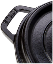 4.25-Quart Oval Cocotte by STAUB – 4.25 quarts, 4.2 liters, Cast Iron, Black, Model 40509-315-0