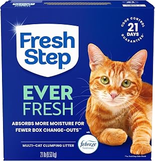 Fresh Step Ever Fresh Multi Cat Clumping Litter with Febreze Freshness, 21 lbs.