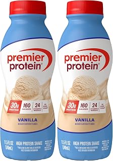 Premier Protein 30g Protein Shake, Vanilla, 11.5 fl oz (Pack of 2)