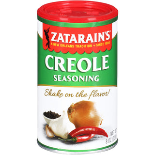 Zatarains Creole Seasoning - 8 oz. can by Zatarain's – 8 Ounce (Pack of 12), Pack of 12, Model 12101