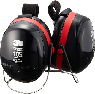 Peltor H10B Earmuff, Behind-The-Head, Black - OS