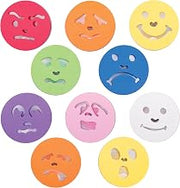 READY 2 LEARN Giant Stampers | Feelings | Set of 10 | Social Emotional Learning Stamps for Kids | Preschool Crafts