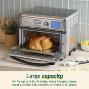 Air Fryer Toaster Oven by Cuisinart – 0.6 cu ft. interior, 0.6 cubic_feet, Alloy Steel, Silver, Model TOA--65
