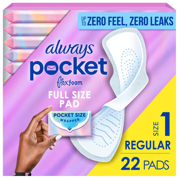 Flexfoam Pads by Always – Size 1, Foam, Model Pocket