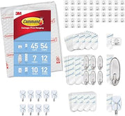 Command Room Decor Set - Wall Decor with Light Clips and Hooks, Strips Included