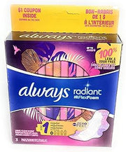 Always Radiant with FlexFoam Maxi Pads 3pk (1)