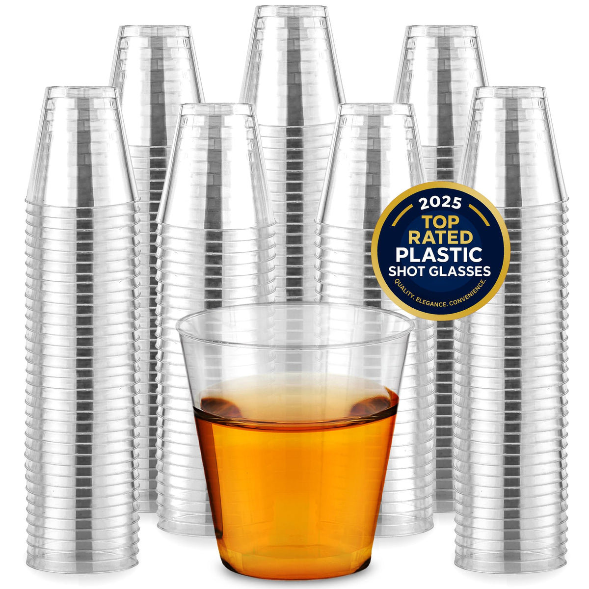 Stock Your Home 1000 Pack / 2.0 ounces / Clear Shot Glasses