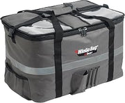 Winco 23" Gray Insulated Food Delivery Bag, Large