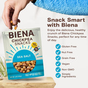 BIENA Sea Salt / 5 Ounce (Pack of 4) / brown Vegetable
