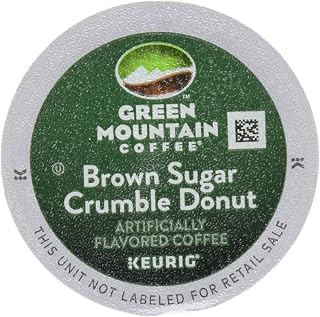 Green Mountain Coffee Roasters GREEN MOUNTAIN Coffee Keurig K-Cups, Brown Sugar Crumble Donut, 3.7 Ounce, 12 ct