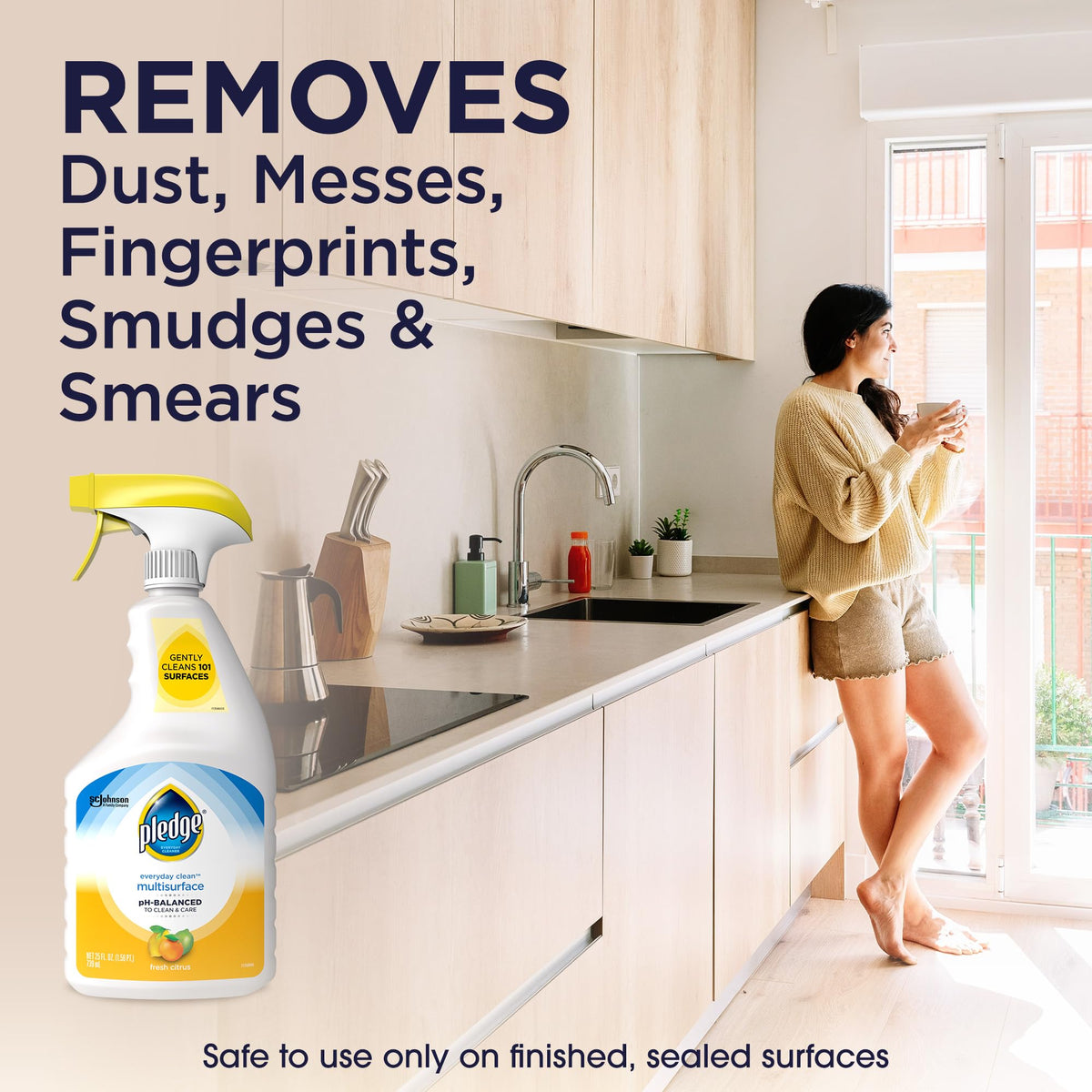 Pledge 25 Fl Oz (Pack of 6) / Citrus / 3 Pack All-Purpose Cleaners
