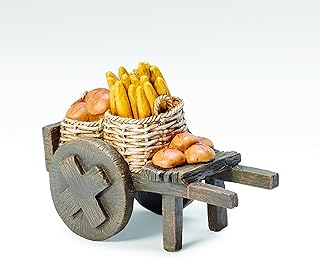 Fontanini by Roman Inc., Bread Cart, 5" Village Collection, Nativity Figure and Accessories, Hand Sculpted and Painted