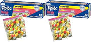 Ziploc Gallon Food Storage Slider Bags, Power Shield Technology for More Durability, 32 Count (Pack of 2)