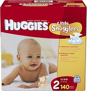 HUGGIES Little Snugglers Size 2 Giant Pack, 140 Count