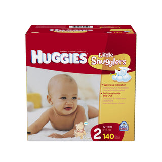 Little Snugglers Size 2 Giant Pack by HUGGIES – 2, Model 34254