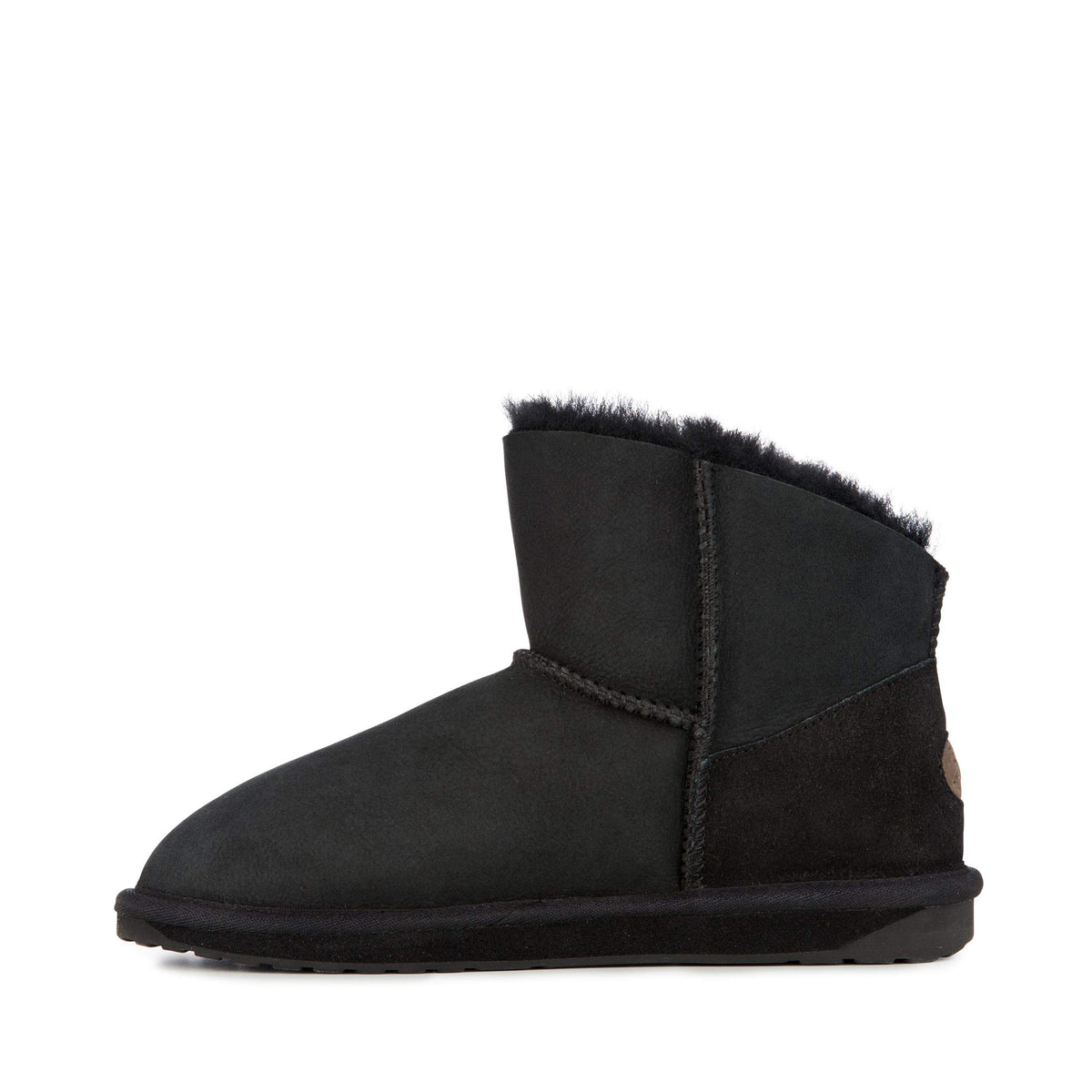 Australia - Denman Mini Womens Boot by EMU – 10, Sheepskin, Black, Model 809996711736