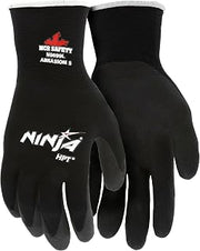 MCR Safety N9699 Ninja HPT Coated Palm and Fingertips Gloves, 1-Pair