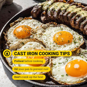 Round Seasoned Cast Iron Griddle by Lodge – 10.5 Inch (Pack of 3), 4.5 pounds, Cast Iron, Negro, Pack of 3
