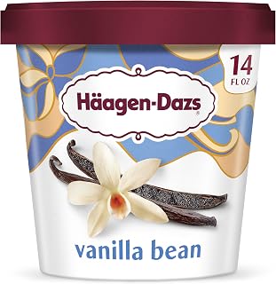 Häagen-Dazs Haagen-Dazs Ice Cream, Vanilla Bean, 14 oz (Frozen)