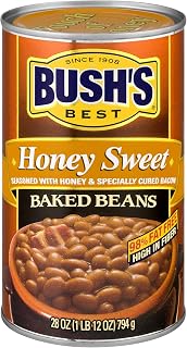 Bush's Best Honey Baked Beans, 28oz Can (Pack of 4)