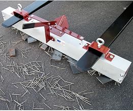 48"W Terminator 2-In-1 Dual Purpose Magnetic Sweeper