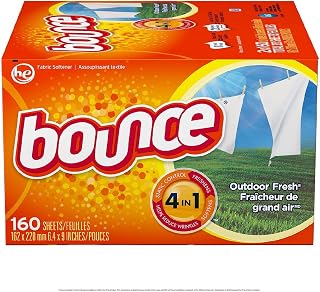 Bounce Dryer Sheets - Outdoor Fresh - 160 Count, Pack of 2 (sdvsdv)