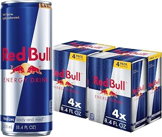 Red Bull Energy Drink with 80mg Caffeine plus Taurine & B Vitamins, 8.4 Fl Oz, Pack of 8 Cans