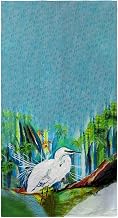 Acrylic Egret Beach Towel