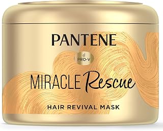Pantene Hair Mask, Deep Conditioning Hair Mask for Dry Damaged Hair, Miracle Rescue, 6.4 oz