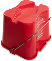 San Jamar 8 Quarts / Red / 1 Pails