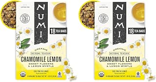Numi Chamomile Lemon Organic Tea (Pack of 2)