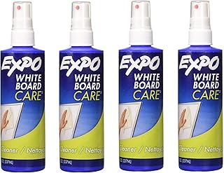 EXPO Dry Erase Surface Cleaner, 8oz Spray Bottle [Set of 4]