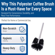 SPARTA Decanter Brush by Carlisle FoodService Products – 16", Polyester, Black, Model 4002500